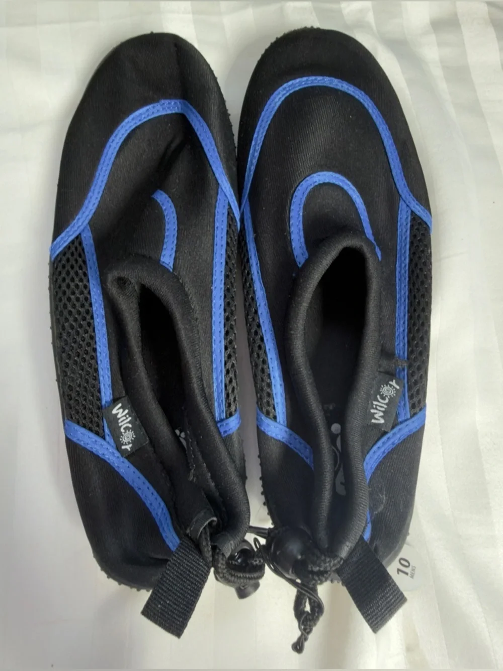 Wavlink Black & Blue Men’s Water Shoes - Lightweight Quick-Dry Swim Footwear